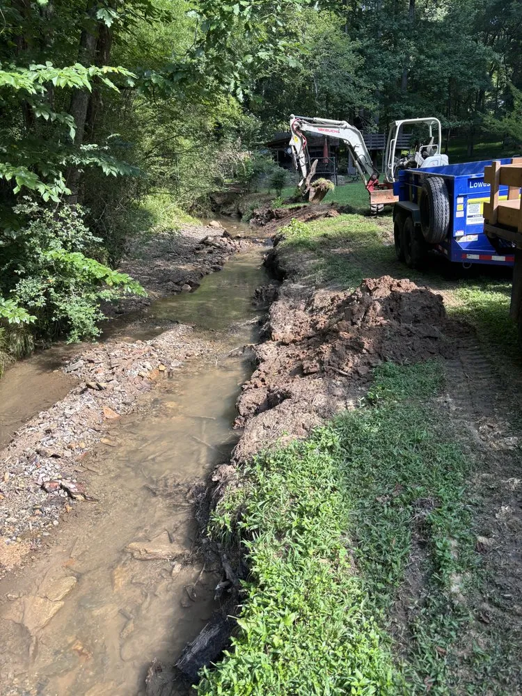 Custom yard maintenance with custom design across Homer, GA - Georgia Excavating
