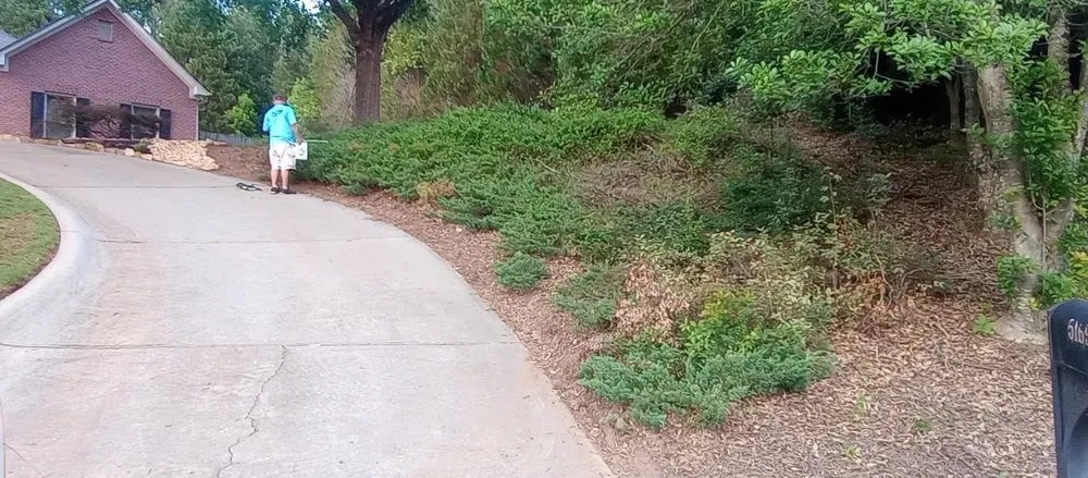 Custom garden landscaping in Gainesville, GA by Georgia Innovations Landscapes