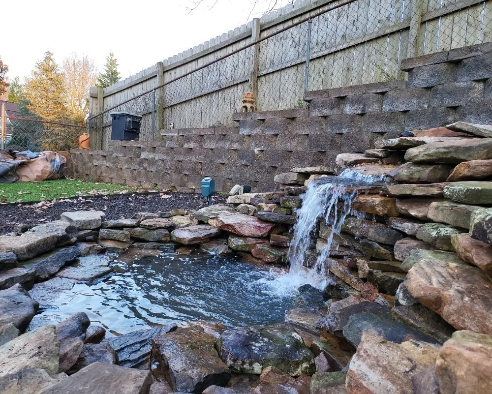 Top-rated garden landscaping with custom design in Cumming, GA by Georgia Koi & Pond