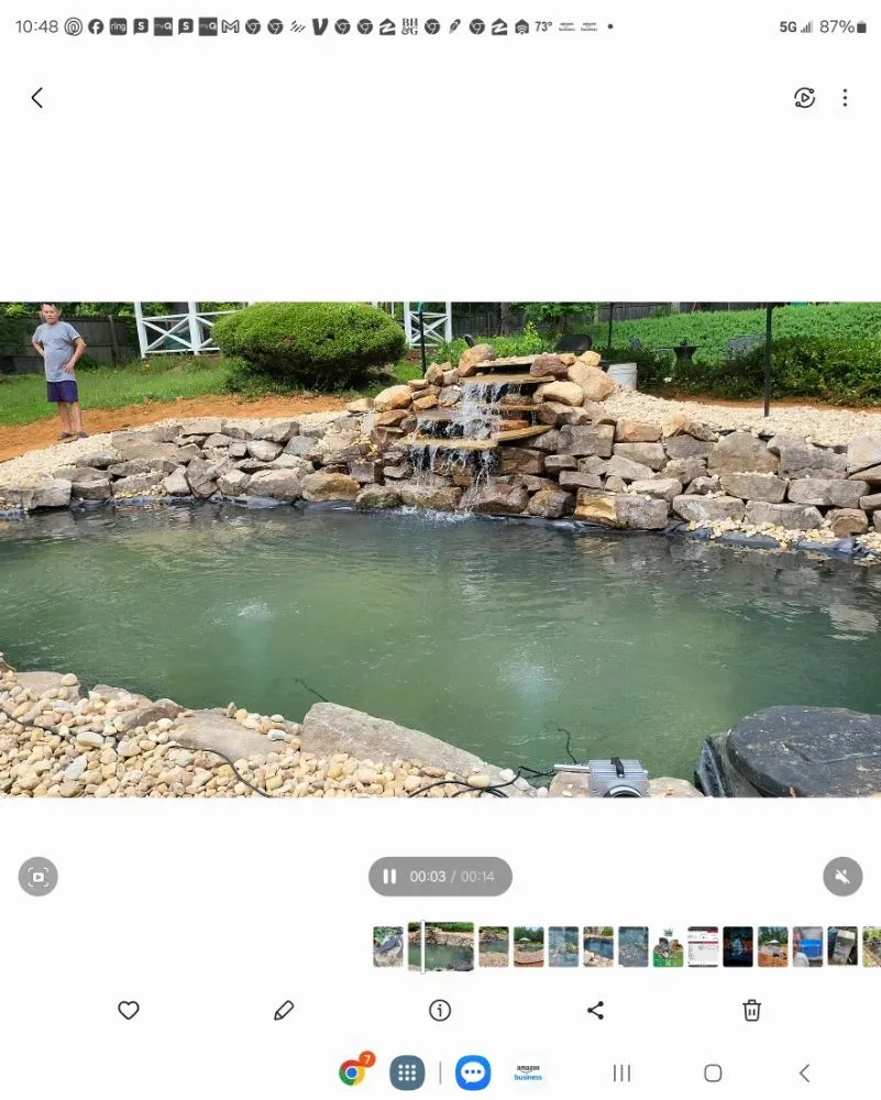 Local outdoor landscaping with custom design in Cumming, GA by Georgia Koi & Pond