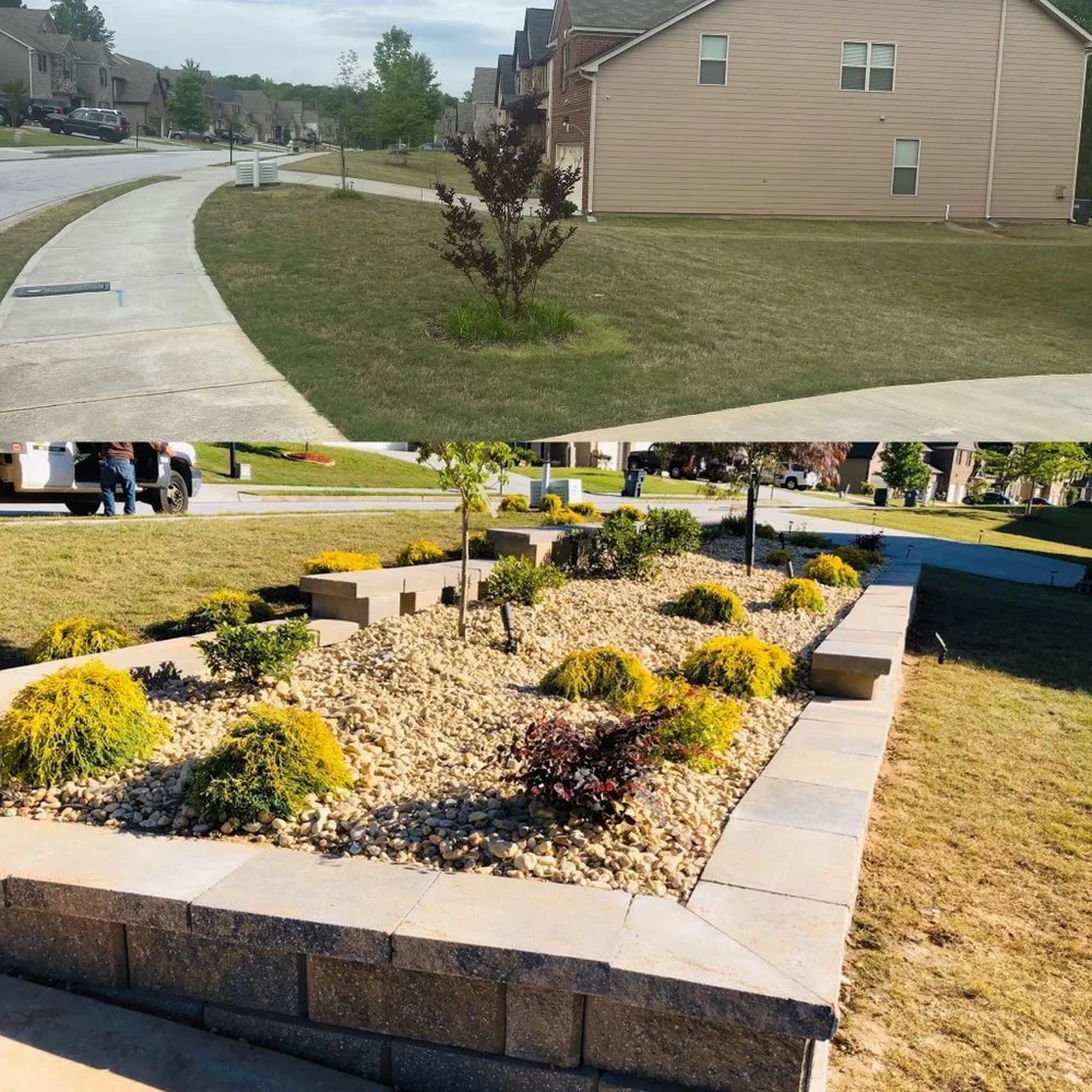 Expert yard cleanup service for residential properties in Marietta, GA by Georgia Landscaping and Hardscaping