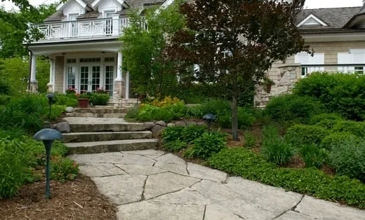 Reliable garden landscaping for residential properties in Lilburn, GA by Georgia Oak Landscaping
