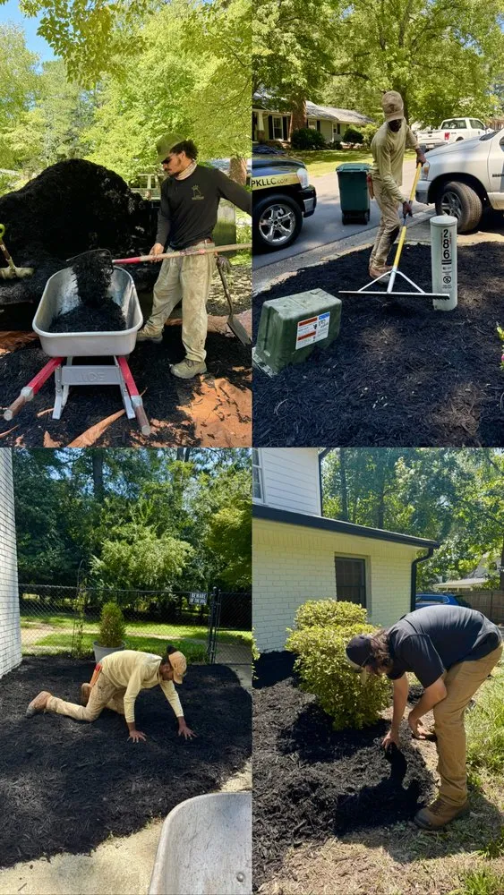 Custom landscape installation in Kennesaw, GA - Georgia Property Kings - Lawn Care & Landscaping