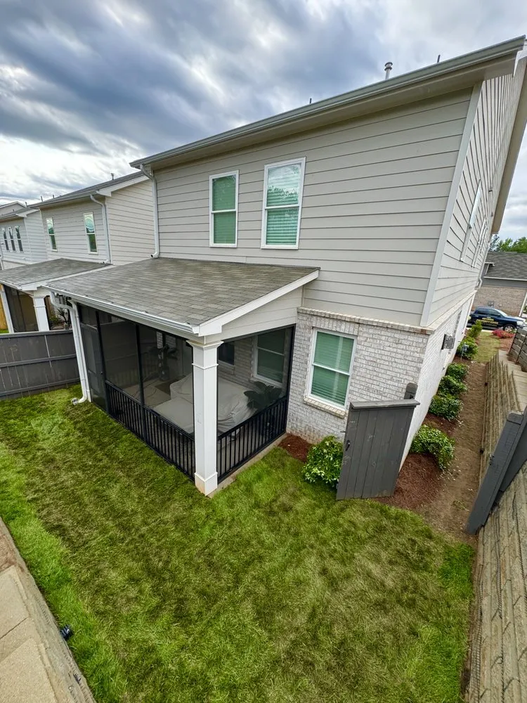 Professional landscape installation in Kennesaw, GA by Georgia Property Kings - Lawn Care & Landscaping