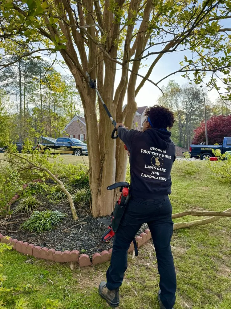 Top-rated landscape installation in Kennesaw, GA by Georgia Property Kings - Lawn Care & Landscaping