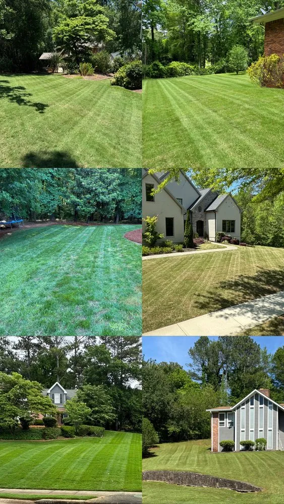 Professional landscape installation in Kennesaw, GA by Georgia Property Kings - Lawn Care & Landscaping