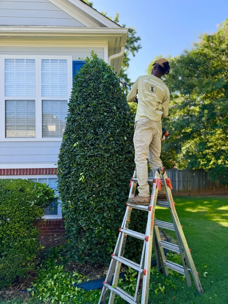 Top-rated outdoor landscaping in Kennesaw, GA by Georgia Property Kings - Lawn Care & Landscaping