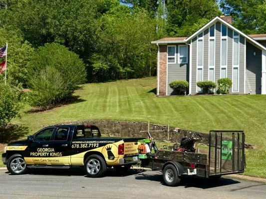 Georgia Property Kings - Lawn Care & Landscaping Logo