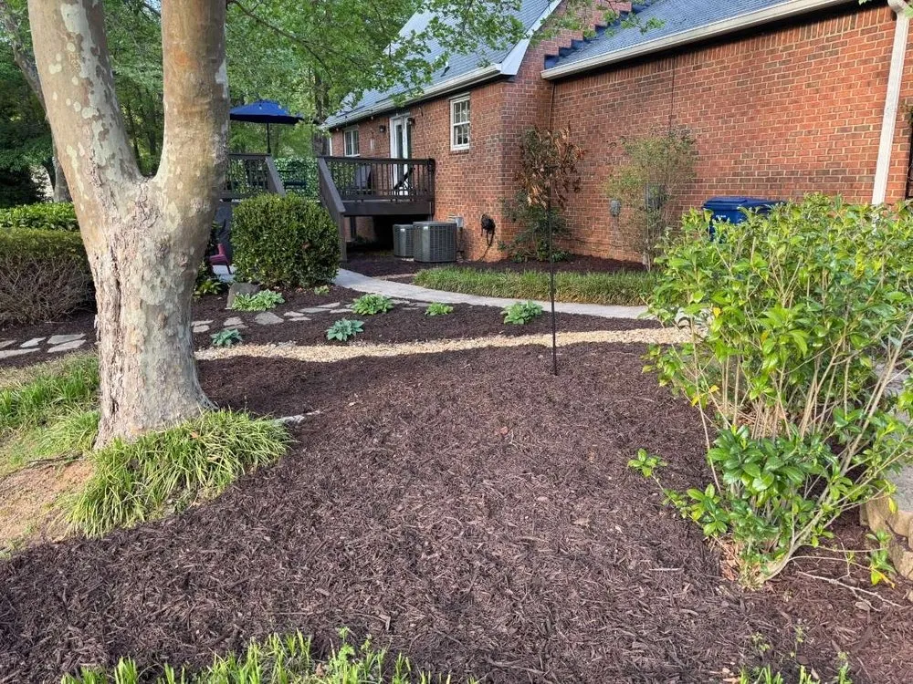 Custom garden landscaping in Athens, GA - Georgia Turf And Mulching