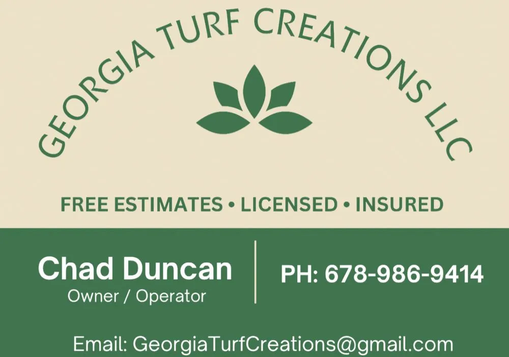 Custom garden landscaping in Ball Ground, GA by Georgia Turf Creations
