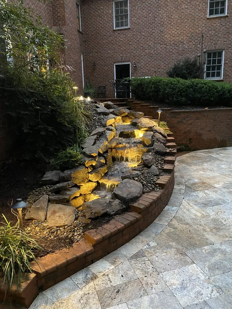 Custom landscape installation for beautiful yards across Gainesville, GA - Georgia Waterscapes