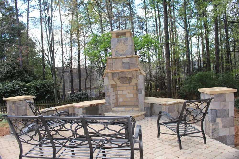 Professional lawn care service with custom design in Duluth, GA by Georgian Landscape Design