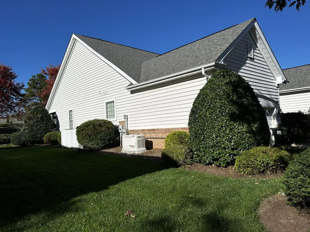 Custom residential landscaping in Williamsburg, VA by Geo’s Lawn Services