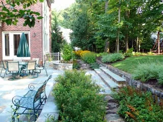 Local landscape installation in Oakton, VA by Geoscape, Inc