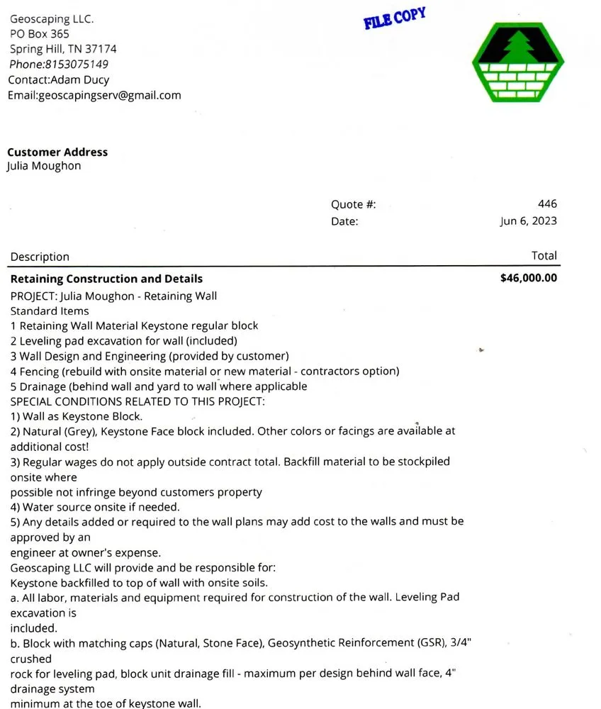 Trusted outdoor landscaping in Spring Hill, TN - Geoscaping