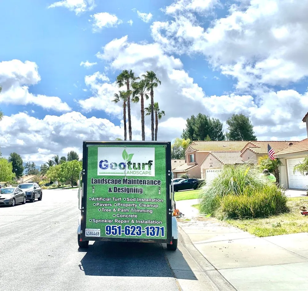 Expert yard cleanup service with custom design across Lake Elsinore, CA - Geoturf Landscape