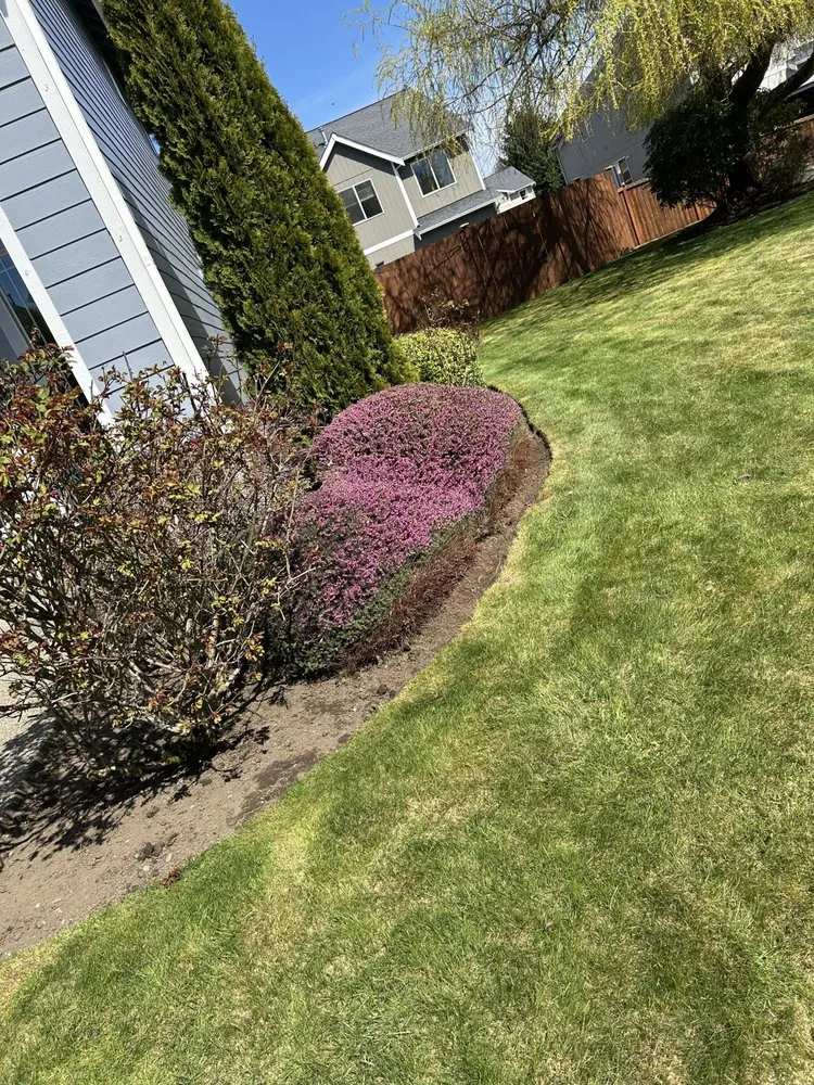 Custom landscaping services with custom design in Olympia, WA by Gerardo Yard Maintenance