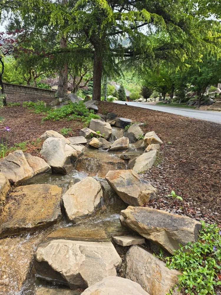 Professional outdoor landscaping in Cottonwood Heights, UT by Gerber Landscapes