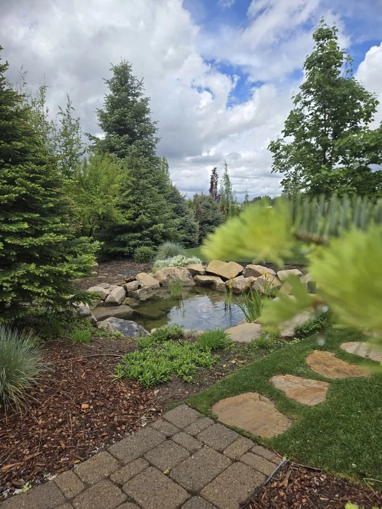 Local lawn care service with custom design in Cottonwood Heights, UT by Gerber Landscapes