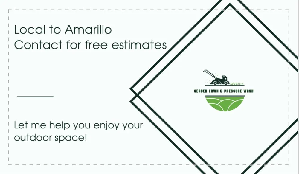Custom landscape design near you in Amarillo, TX by Gerber Lawn and Pressure Wash