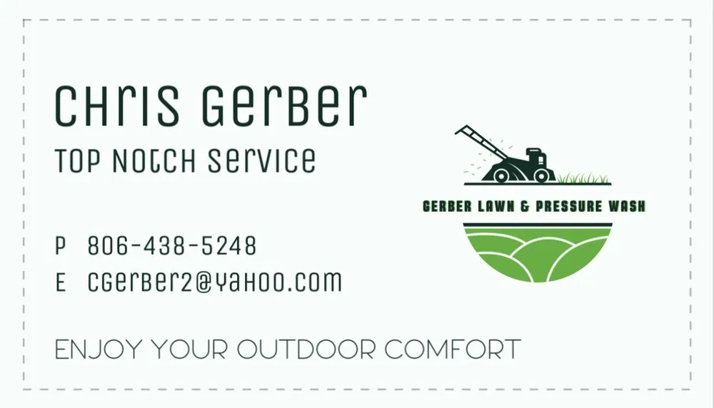 Top-rated yard cleanup service in Amarillo, TX - Gerber Lawn and Pressure Wash