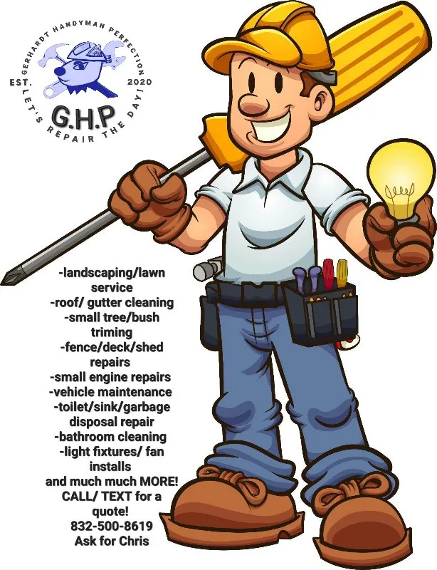 Local lawn care service for residential properties in Pinehurst, TX by Gerhardt HandyMan Perfection