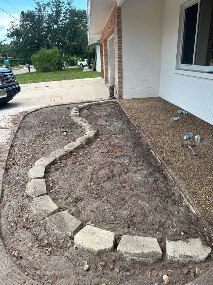 Reliable landscape installation for homes in Bradenton, FL by German R Lawn Service