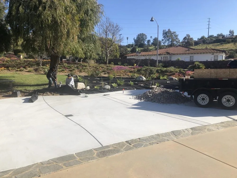 Professional garden landscaping with custom design across Fallbrook, CA - Geronimo Landscape
