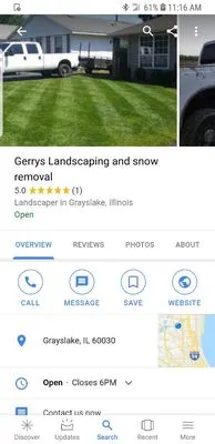 Gerrys Landscaping and Snow Removal Logo