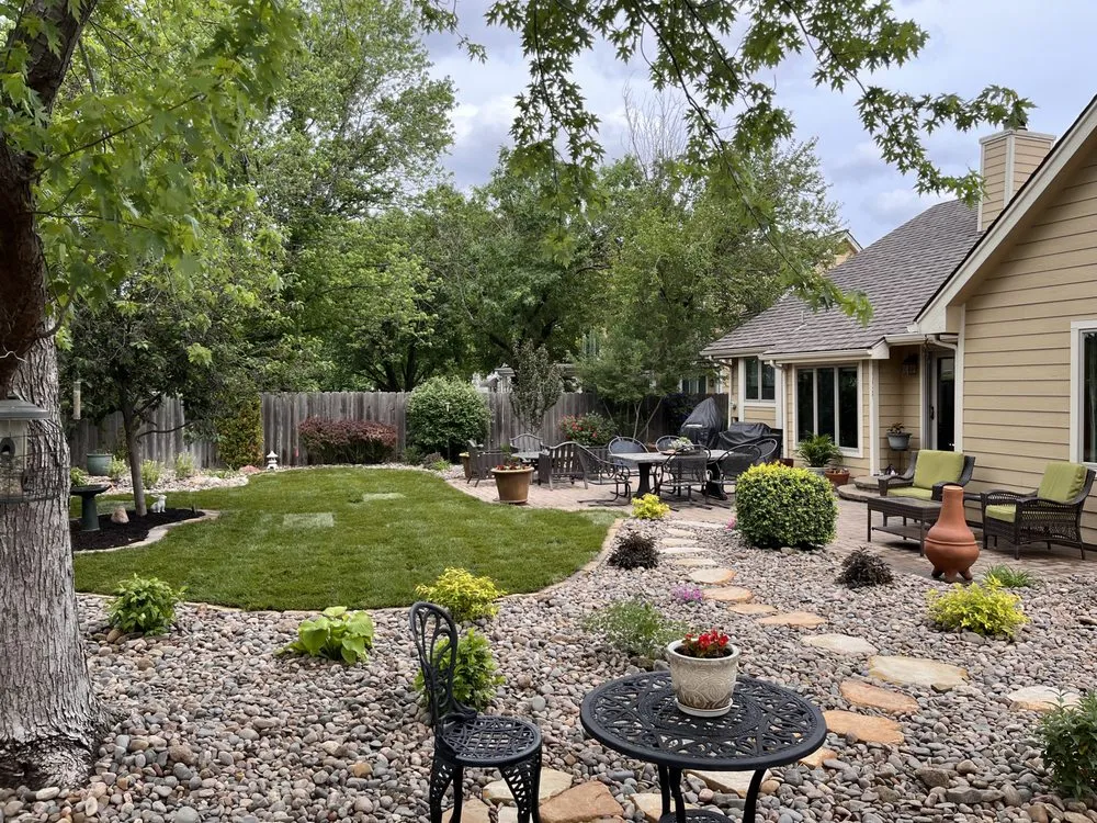 Professional outdoor landscaping in Overland Park, KS - Get Lit Lighting & Landscape