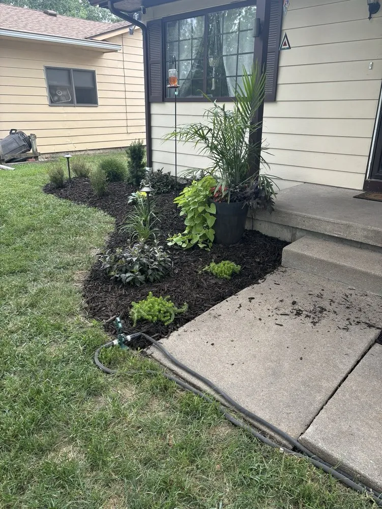 Affordable landscape installation with custom design across Overland Park, KS - Get Lit Lighting & Landscape