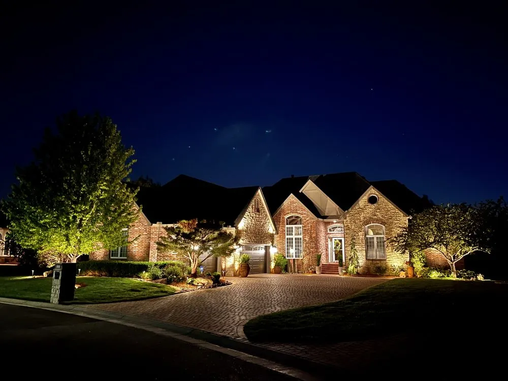 Custom landscape installation in Overland Park, KS by Get Lit Lighting & Landscape