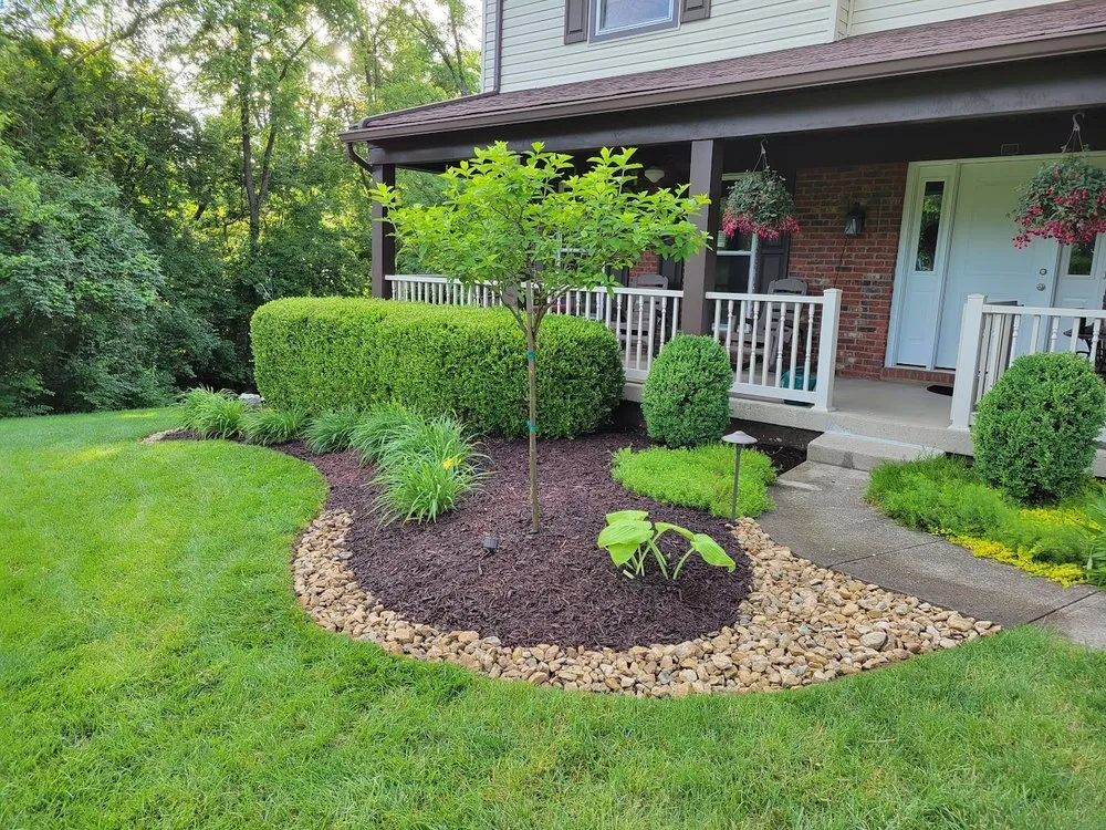 Reliable residential landscaping for year-round maintenance in Cincinnati, OH by Get Off My Lawn Care