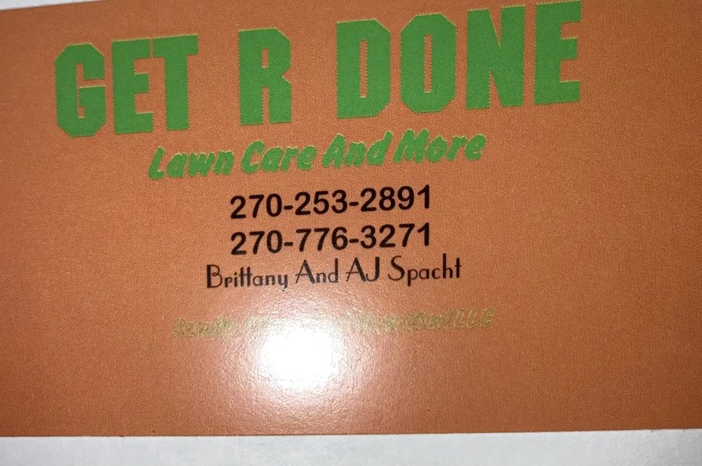 Local yard maintenance experts serving Woodburn, KY - Get R Done Lawn Care And More