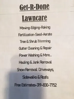 Get R Done Lawncare Logo