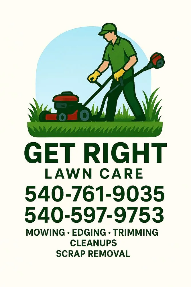 Affordable lawn mowing service in Roanoke, VA by Get Right Lawncare Services