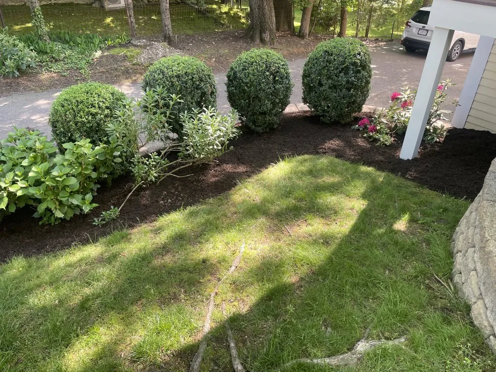 Professional yard cleanup service for beautiful yards in Newton, MA by Gettin Better Landscaping