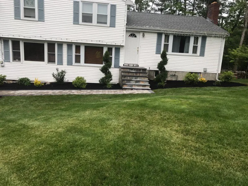 Affordable lawn mowing service in Stoughton, MA by GF Landscaping & Construction