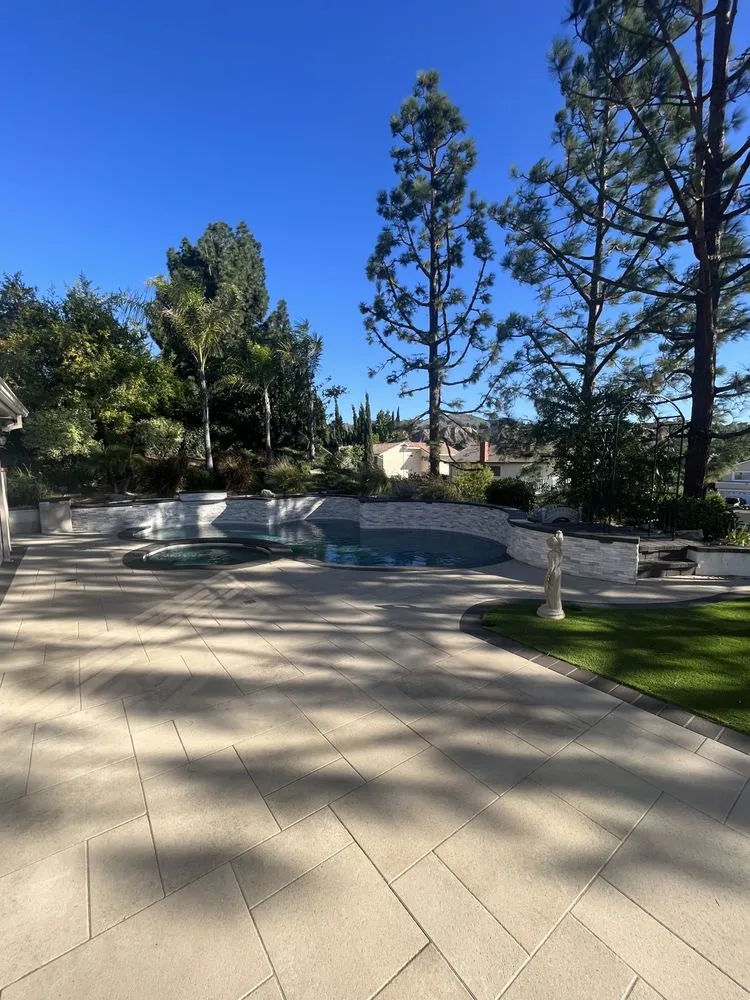 Affordable lawn mowing service with custom design in Los Angeles, CA by GFG Pavers & Construction