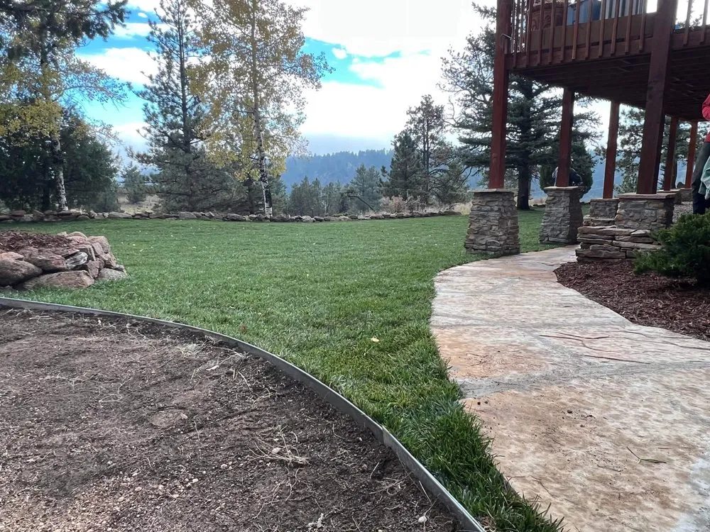 Custom lawn mowing service in Colorado Springs, CO by GFV Landscape