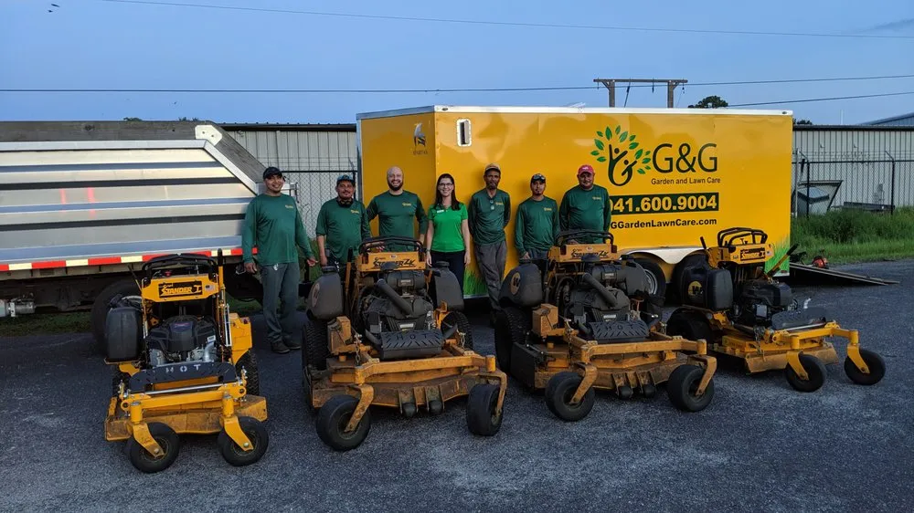 Custom lawn mowing service for residential properties across Sarasota, FL - G&G Garden and Lawn Care