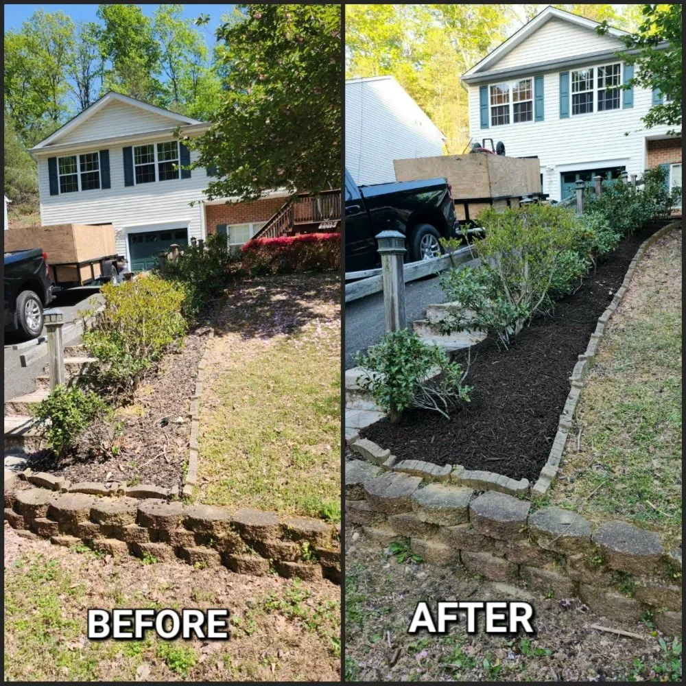 Custom outdoor landscaping in Fredericksburg, VA - G&G Home Services