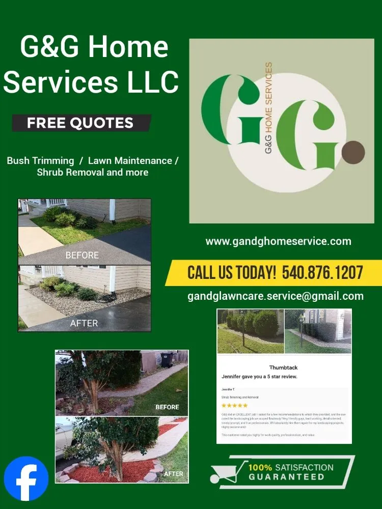 Custom landscaping services for residential properties across Fredericksburg, VA - G&G Home Services