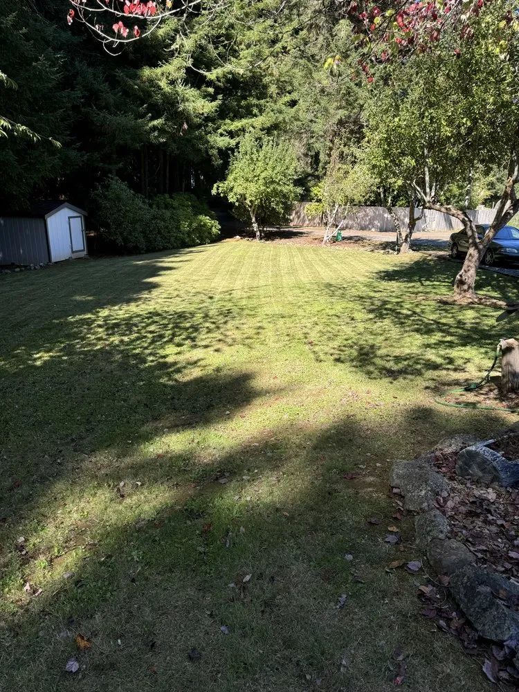 Custom landscape installation with custom design across Eureka, CA - G&G Lawn Care and Maintenance