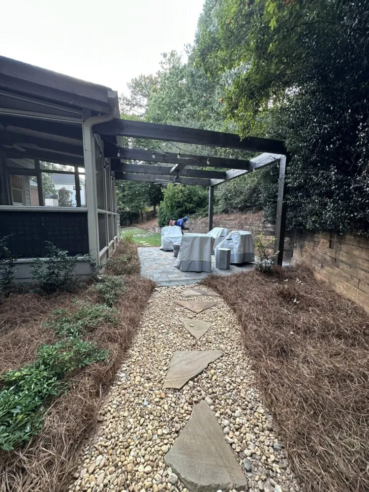 Custom landscaping services with custom design in Lawrenceville, GA by G&G Property Maintenance & Lawn Services