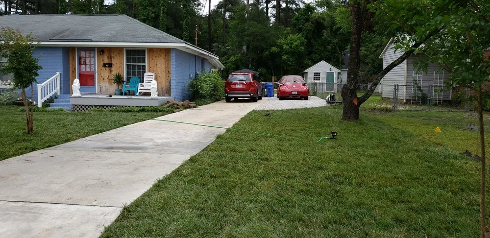 Custom outdoor landscaping in Fayetteville, NC by GGG Landscaping and Tree service