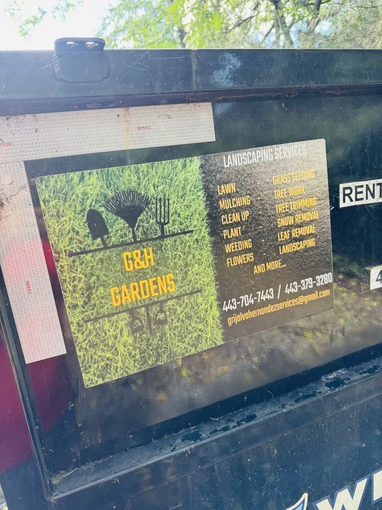 Affordable yard cleanup service in Garrison, MD by G&H Gardens