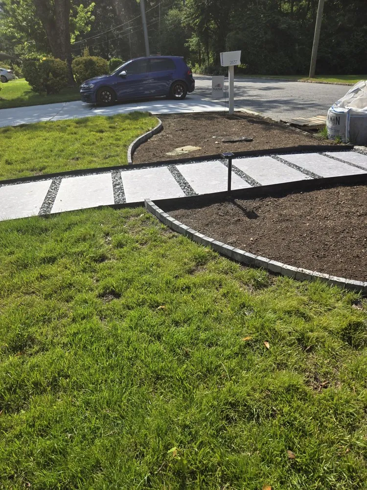 Professional residential landscaping with custom design in Norcross, GA by GH Turf & Landscape