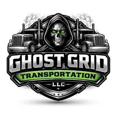 Ghost Grid Transportation Logo