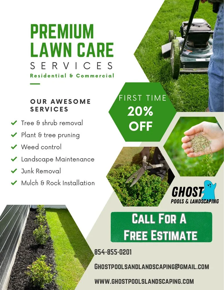 Local yard maintenance in Carolina Forest, SC - Ghost Pools & Landscaping